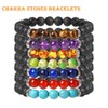 YISSION 7 Chakra Bracelets for Women Men, Essential Oil Beaded