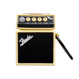 Retro Sound Silicone Earphone Case for AirPods 1 2 Case Wireless Headphone Protective Cover with Hook Gifts Suitable for Friends and Family (for airpods 1 2)