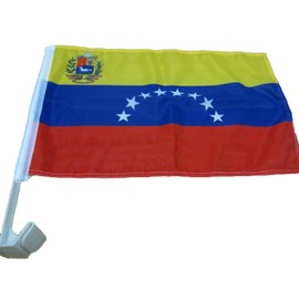 12x18 Venezuela 8 Star Country Car window 12"x18" flag set of 12