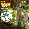 Squirrel Proof Bird Feeders for Outdoors Hanging (Premium Metal) 1.25
