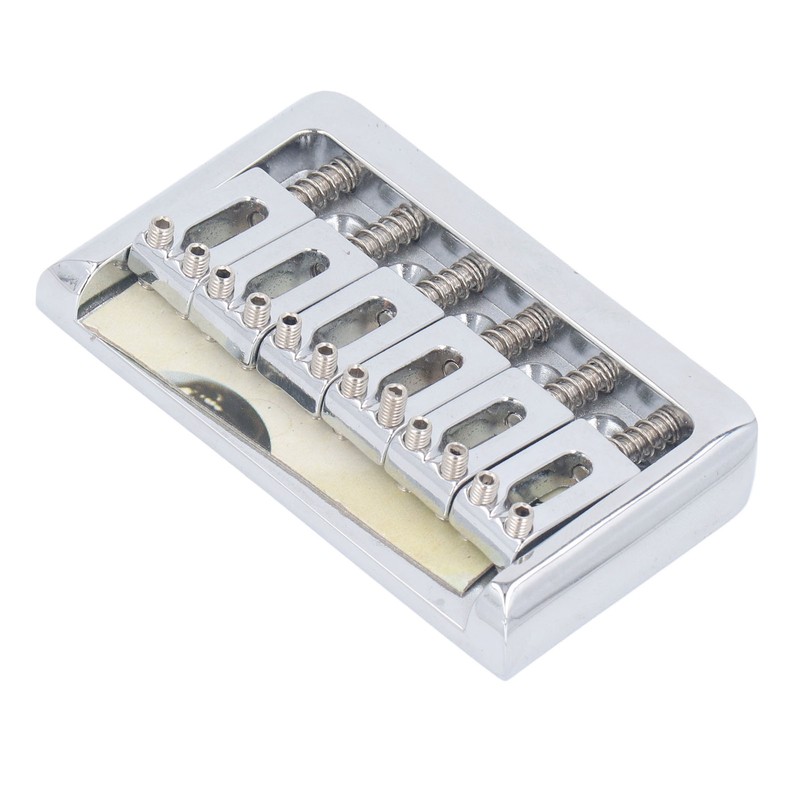 Hardtail Bridge with Saddles Metal 6 String Fixed Replacement for