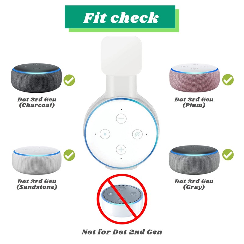 Sintron Smart Home Speaker Wall Mount for Dot 3rd Generation