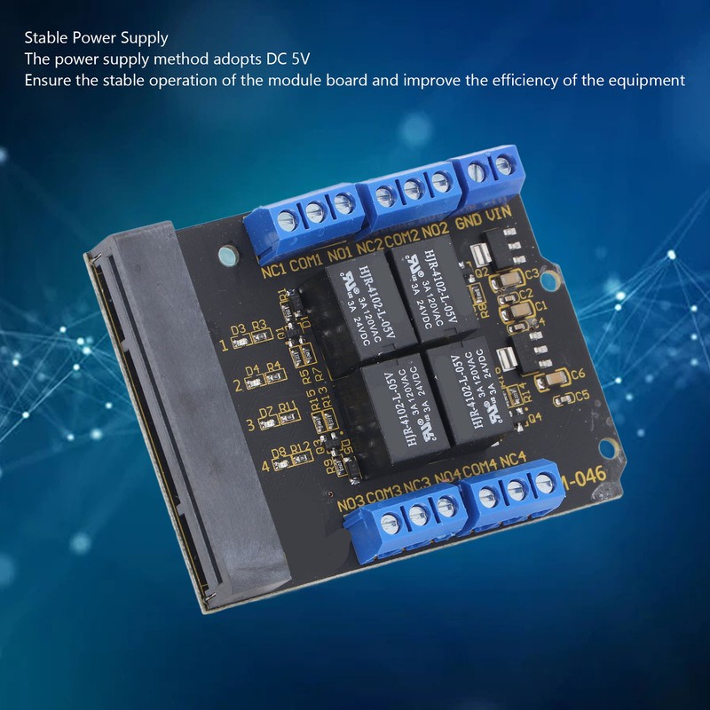 Relay Module 4 Channel High Level Trigger Relay Expansion Board