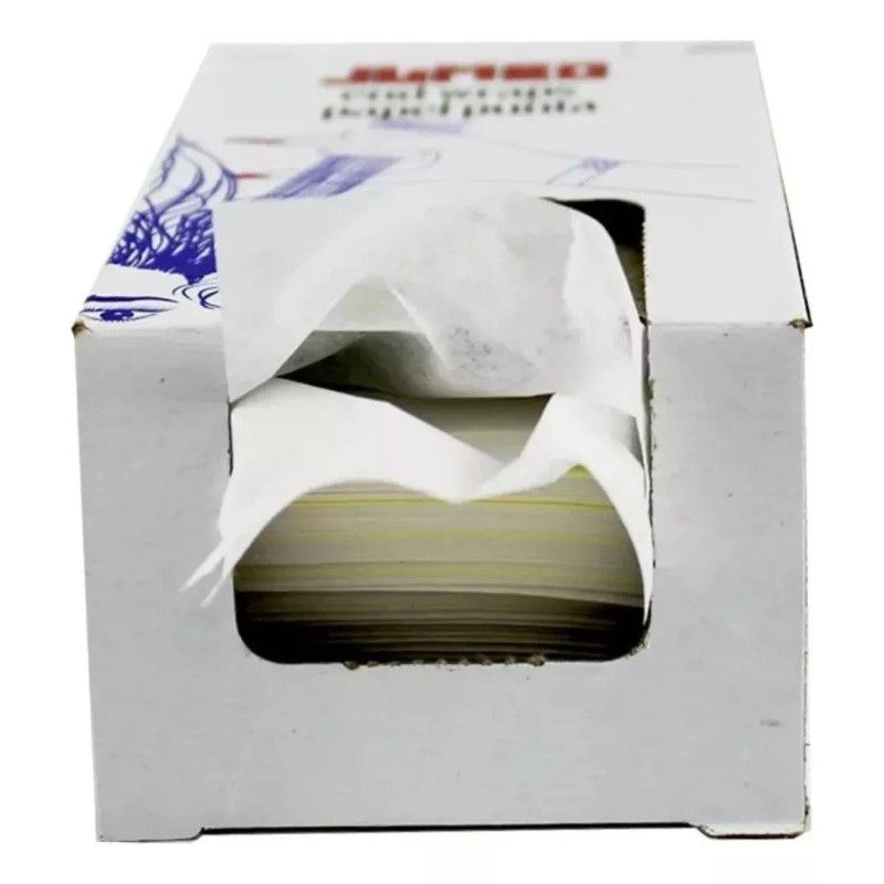 Lobo Papel Punta P/ Permanente Profesional Blanco - Caja 1000