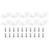 PATIKIL LED Strip Light Mounting Brackets, 100 Pcs Cable Clips