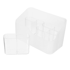 VILLFUL 1 Set Desktop Makeup Organizer DIY Compartment Storage Box for Cosmetics Capacity Design for Bathroom Vanity Present for Birthdays Special Occasions