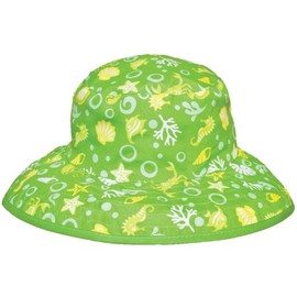 Sunglasses & Hat Combo (Age 0-2) Green Tide Reversible Hat and Adventure Banz