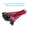 JST SM Connector, VANDESAIL SM 2Pin Jack Plug Male to