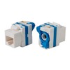 Monoprice Cat6 RJ45 Toolless Twist Lever 180-Degree Keystone
