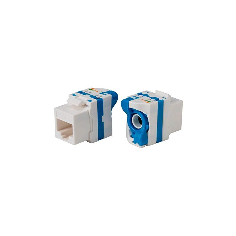 Monoprice Cat6 RJ45 Toolless Twist Lever 180-Degree Keystone