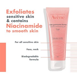 Avene Gel Exfoliante Facial Suave, Piel Sensible, 75ml