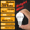 A15/G45 LED Light Bulb 4W Equivalent 40W Halogen Warm White