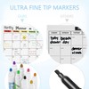 Hivillexun Magnetic Dry Erase Calendar Whiteboard Set (3-Pack) for Fridge,