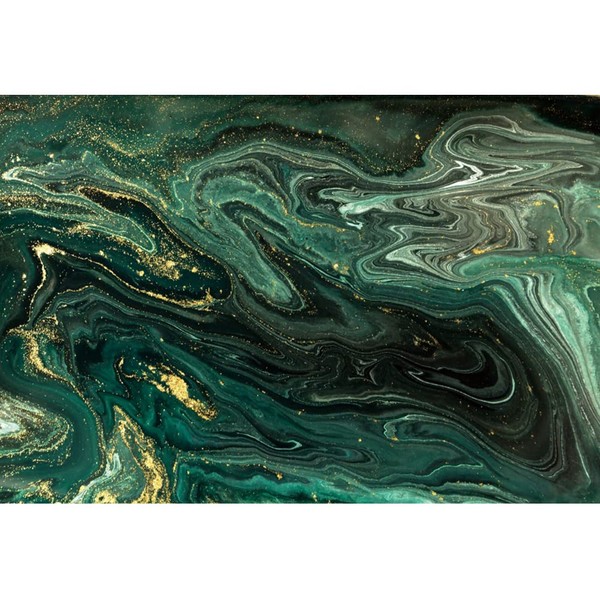 DORCEV 7x5ft Emerald Green Marble Texture Photography Backdrop Hunt Green