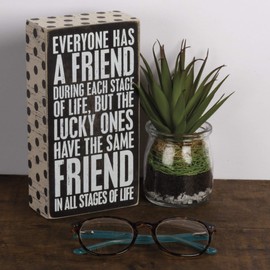 Primitives By Kathy Friend in All Stages of Life Box Sign
