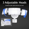 AWSENS Upgraded 3 Head LED Security Lights with Motion Sensor,
