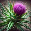 22Day Seeds: Seeds Milk Thistle/Blessed Milkthistle/Purple Blessed/Non GMO/Heirloom