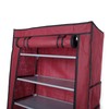 ELOMBR 10-Tier Non-Woven Fabric Shoe Rack, Large Shoe Shelf, 2