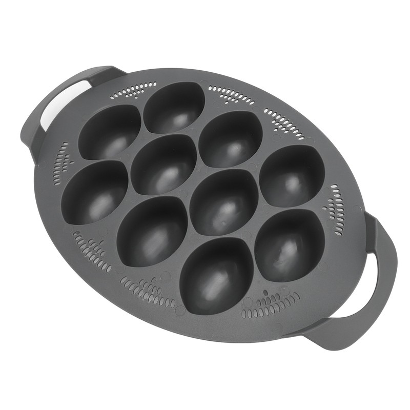 10 Holes Egg Poacher Insert Easy Release Portable Multifunctional Egg