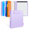 JoyCat 3 Ring Binder Clipboard with Storage,12.4"x10.2"Magnetic Clipboard Folder with