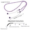 TUMBEELLUWA Healing Crystal Beaded Eyeglasses Chain Mask Lanyard Sunglasses String