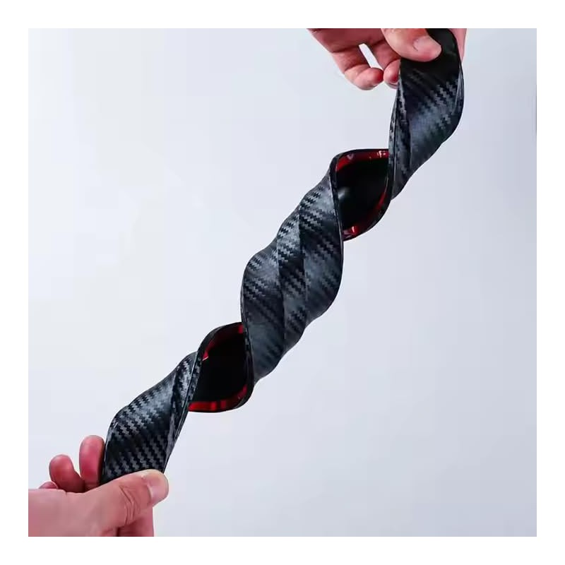 2-Pack AZhause Bumper Guard, Front Rear Anti-Collision PVC Strip for