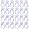 100 pcs White Pigment Glue Ring Cups Tattoo Ink Holder