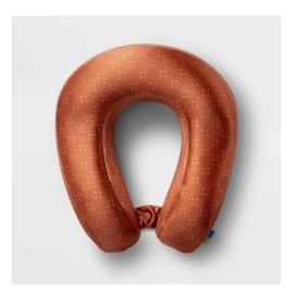 Open Story Memory Foam Travel Neck Pillow Amber Brown - Open Story™