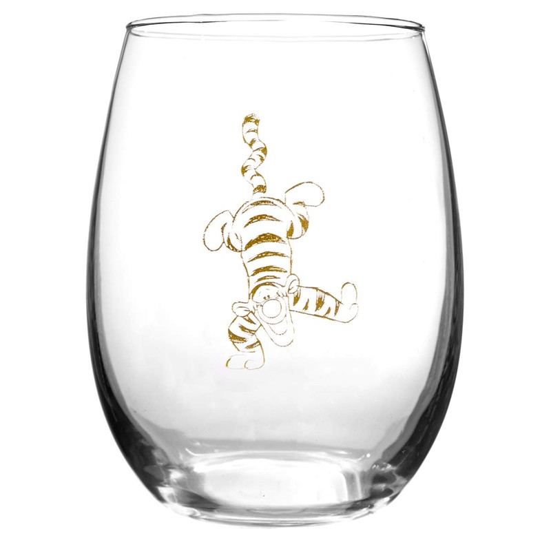 Winnie The Pooh Collectible Wine Glass Set (Tigger),16 fluid ounce