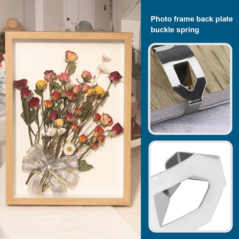 Create idea 12PCS Photo Frame Clips Picture Hanger Fastener Artwork