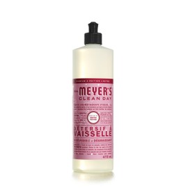 Mrs. Meyer's Clean Day Dish Soap, Cruelty Free and Biodegradable Dishwashing Liquid, Peppermint Scent, 474 ml Bottle