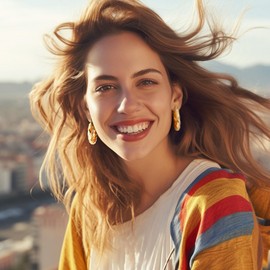 ORAZIO Gold Hoop Earrings for Women,6 Pairs 14K Gold Earrings Plated Multipack Hypoallergenic,Thick Open Heart Twisted Huggie Hoops Earring Set Jewelry for Gifts