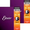 Elixir Acoustic Guitar Strings, Nanoweb, 80/20 Bronze, 2sets