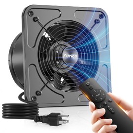 Amico 8" Kitchen Exhaust Fan, Remote 9-Speed, 29W EC Motor, 686 CFM