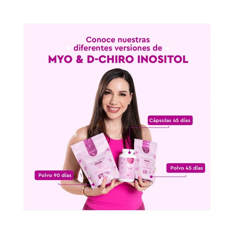Vitatú Myo Inositol Chiro Relación Folato Vitamina Zinc Suplemento Alimenticio