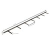 Heavy Duty Floating Shelf Bracket - 1 1/4 backplate -