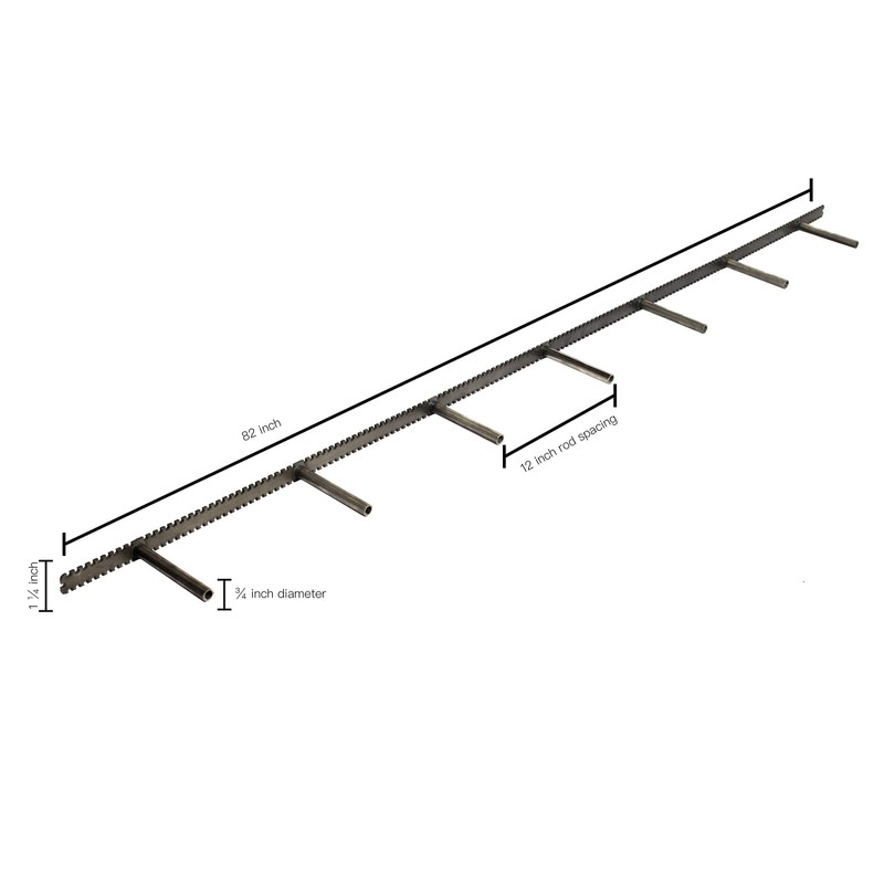 Heavy Duty Floating Shelf Bracket - 1 1/4 backplate -