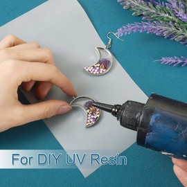 Pandahall 10pcs Alloy Moon Open Back Bezel Pendants Rack Plating 38x25.5x3.5mm Hollow Frame Pendants Lead Free & Nickel Free For DIY Resin Pressed Flower Jewelry (Silver)