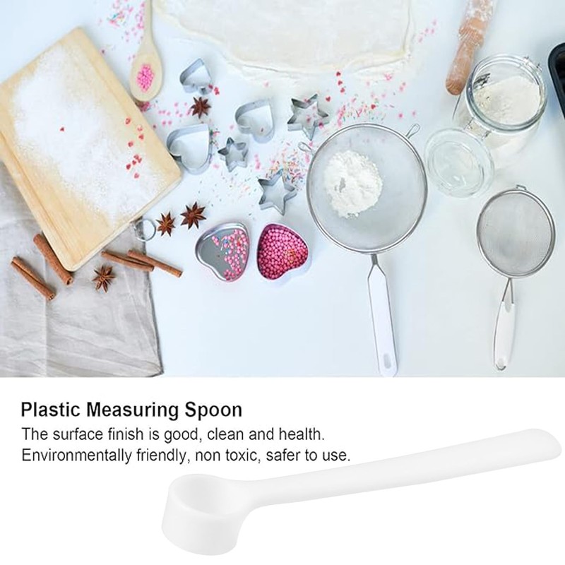 100pcs 0.5g Measuring Spoon, Mini Powder Scoops Teaspoon Micro Scoops