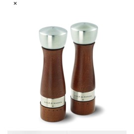 Cole & Mason Oldbury Salt & Pepper Mill Grinder Value Set - Dark Wood