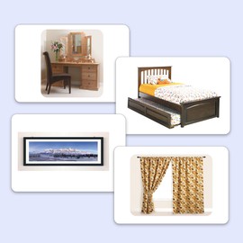 Things in My Home hungry brain Premium Flashcards for Toddlers 1-3 Years, Double-Sided Cards, Montessori Educational Toy, Early Learning Activities, Preschool & Kindergarten, Problem-Solving Skills