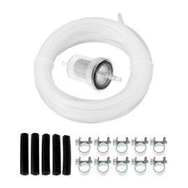 Flaconi 17pcs Car Diesel Auxiliary Heater Hose, Diesel Heating Fuel Line Kit, Fuel Line Filter Hose Clamps Kit, Suitable for Transporting Petrol, Diesel, Automotive Ethanol