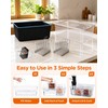 26 Quart Extra Large Sous Vide Container with Lid, Include