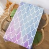 Walmsco Tablecloth Pink Purple Blue Mermaid Scale Pattern Decor For