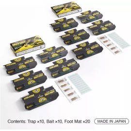 HOY HOY Trap A Roach For Home Bait Glue/Sticky Pest Control Roach Killer 10pk