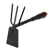 Mivos Double Hoe for the Garden with Triangle Steel –