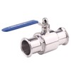 DERNORD 2 inch Tri-Clamp Clover Ball Valve Stainless Steel 304,PTFE
