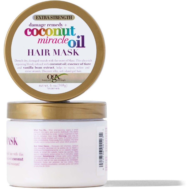 OGX, Tratamiento Capilar Reparador en Mascarilla Aceite de Coco, 177