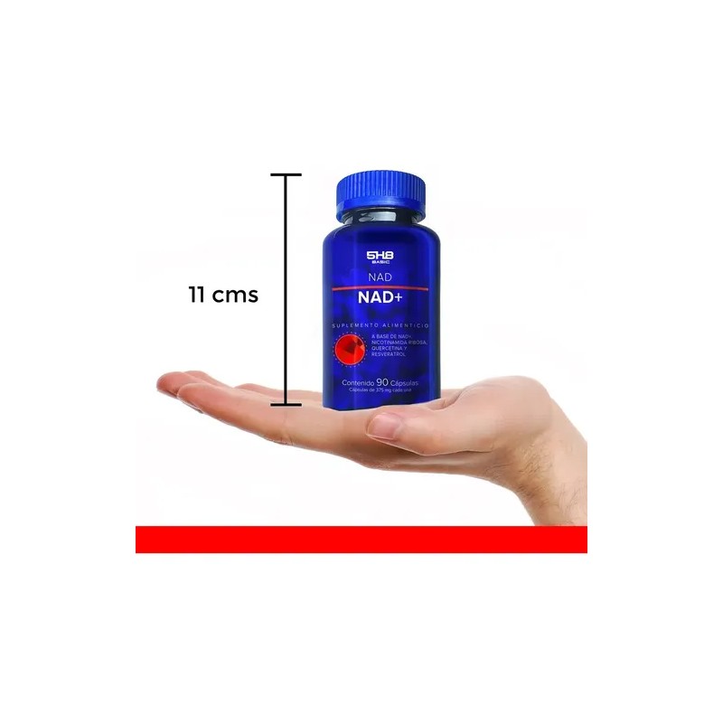 5h8 Nad+ Con Resveratrol Y Quercetina - 90 Cápsulas Sabor