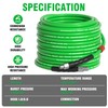 Sewer Jetter Kit for Pressure Washer 200 FT，Drain Cleaner Hose
